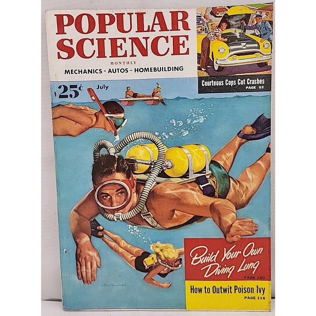 Popular Science Monthly - July 1953 - Mechanics-Autos-Homebuilding - Vol.163...