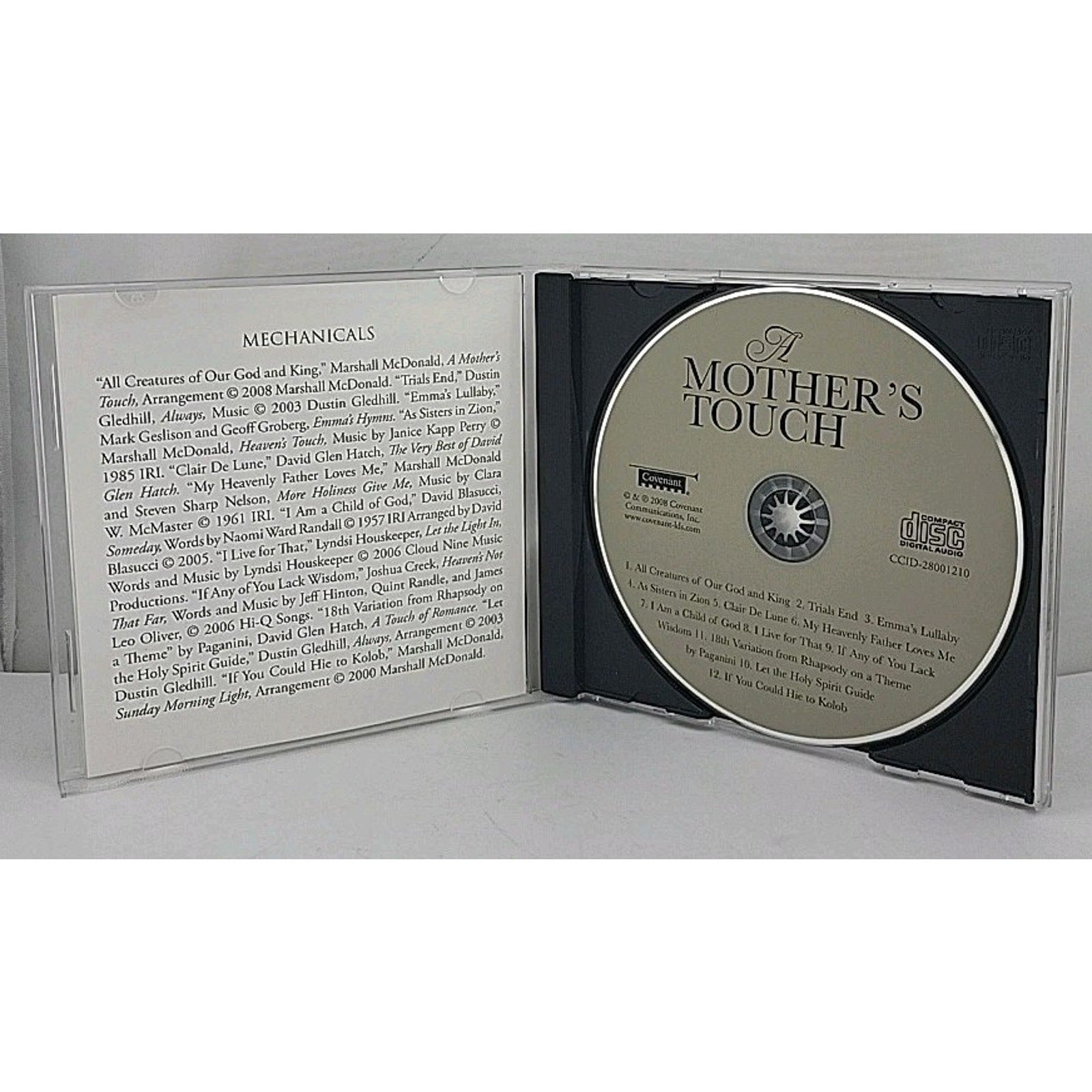 A Mother's Touch CD a Tribute to the Influence and Love of Mothers