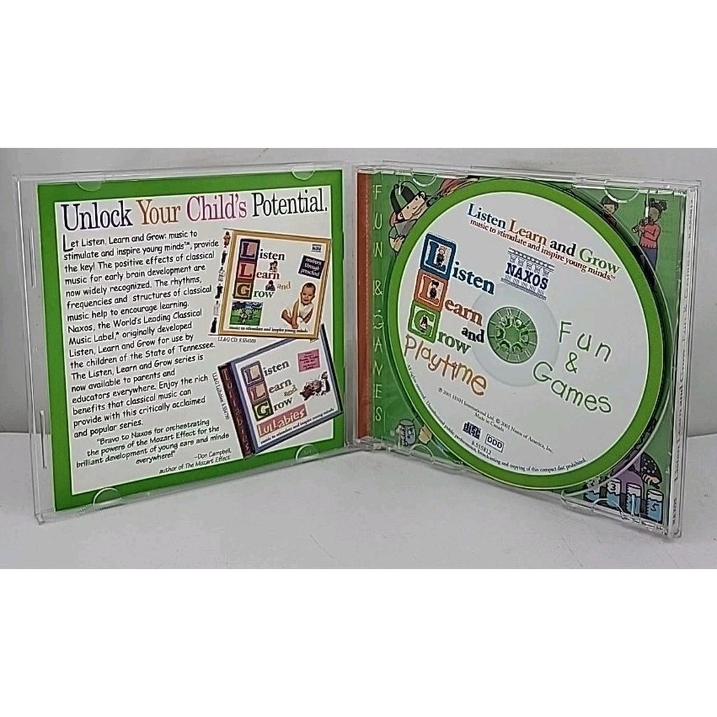 Listen Learn & Grow: Playtime Fun & Games by Various (CD, 2002)