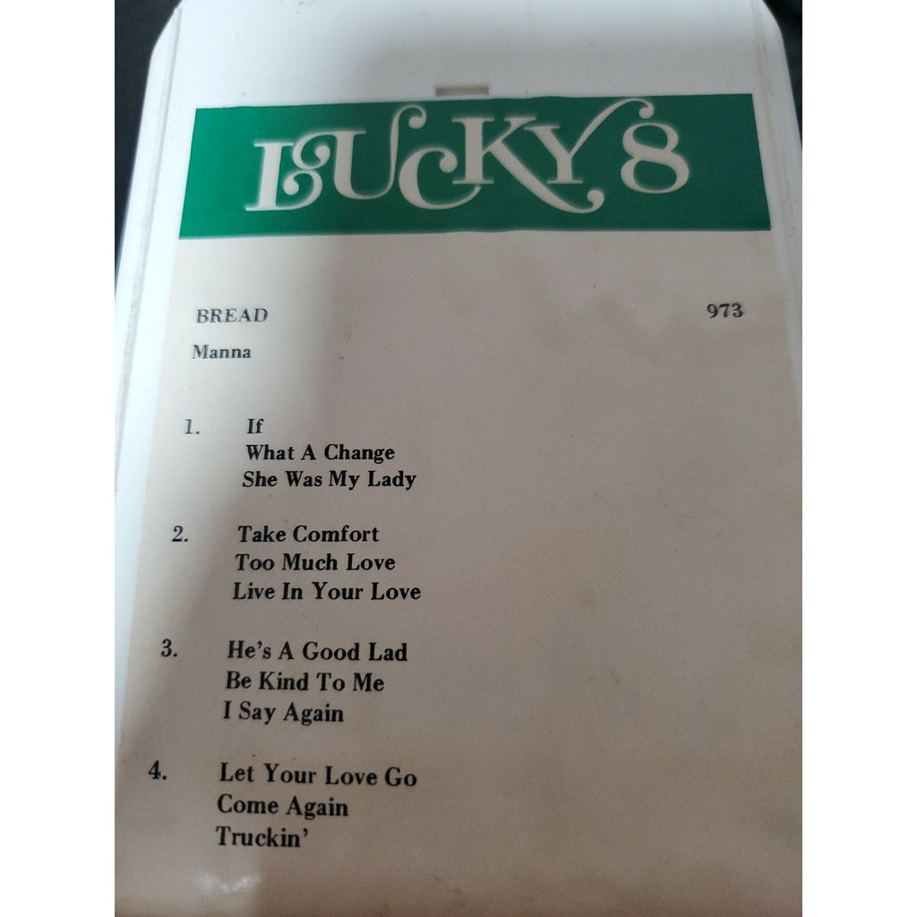 BREAD Manna 8 Track Tape