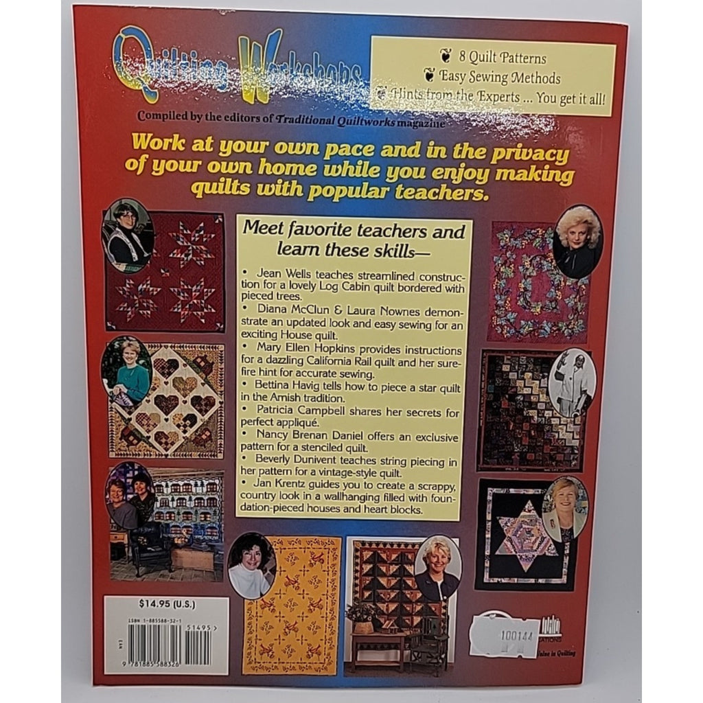 Quilting Workshops by Traditional Quiltworks Editors (2000, Trade Paperback)