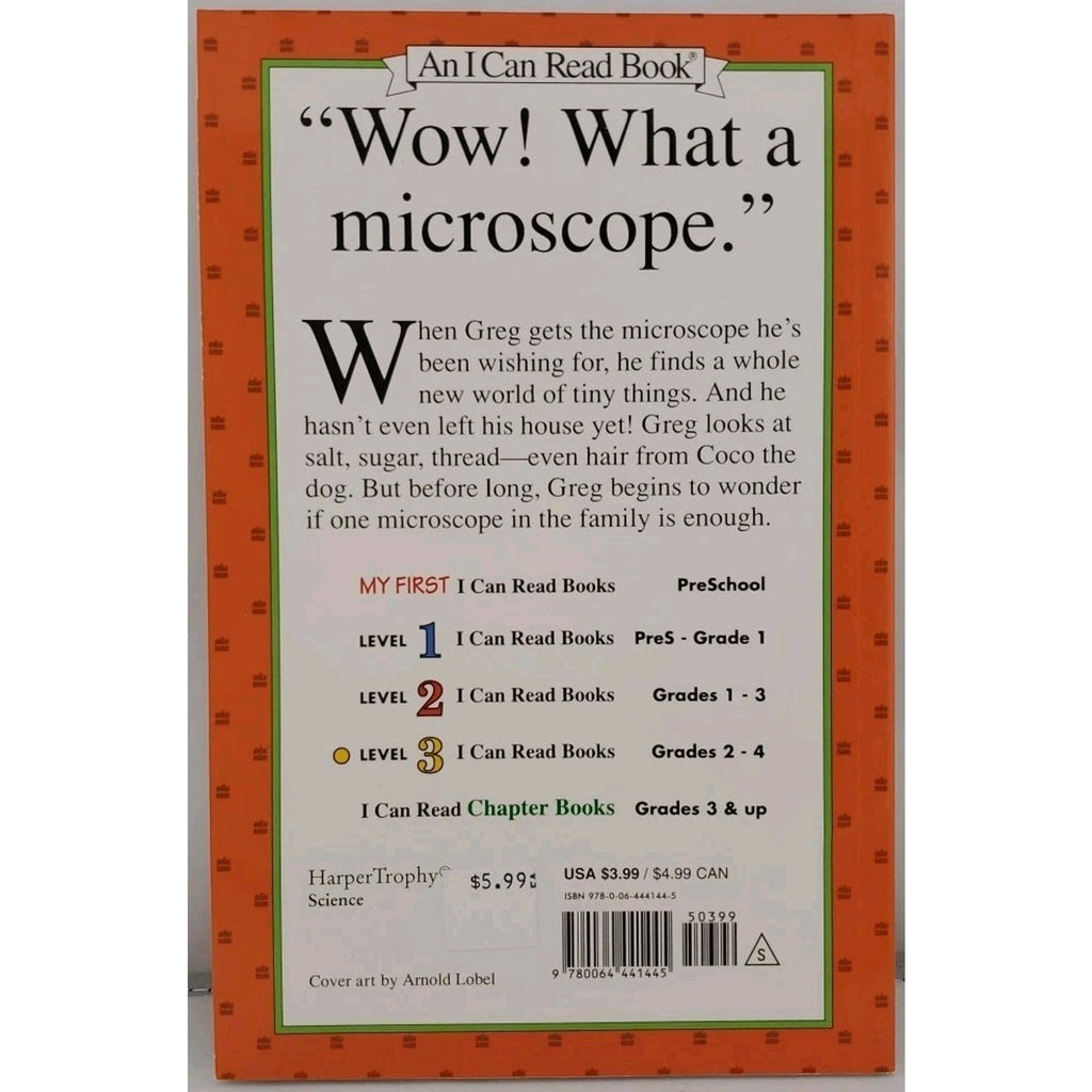 Greg's Microscope by Millicent E. Selsam (1990, Trade Paperback)