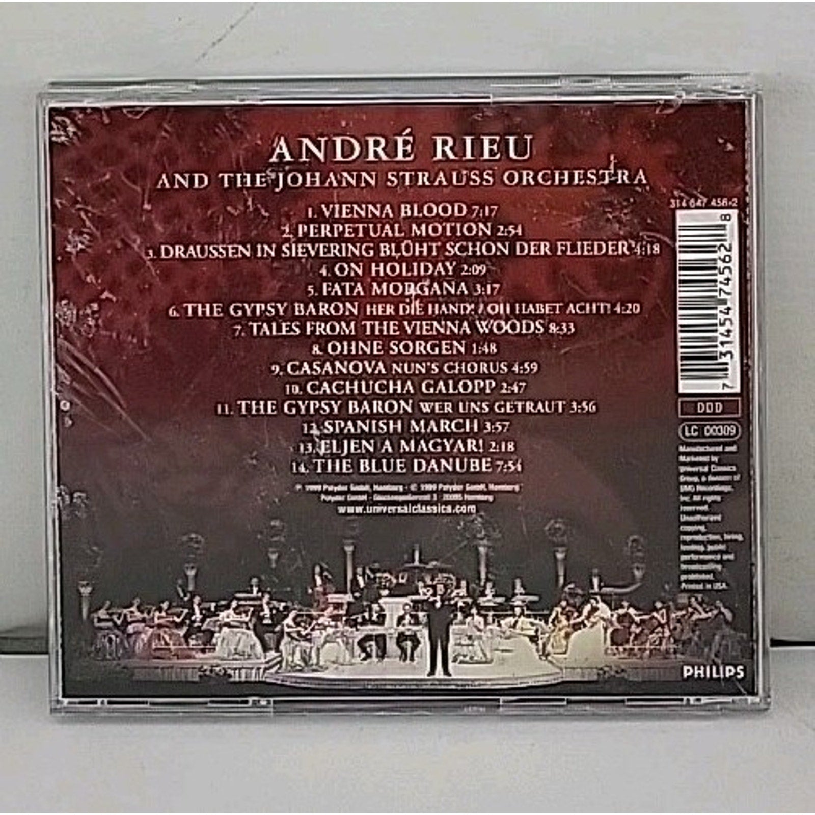 100 Years of Strauss by André Rieu (CD, 2000)
