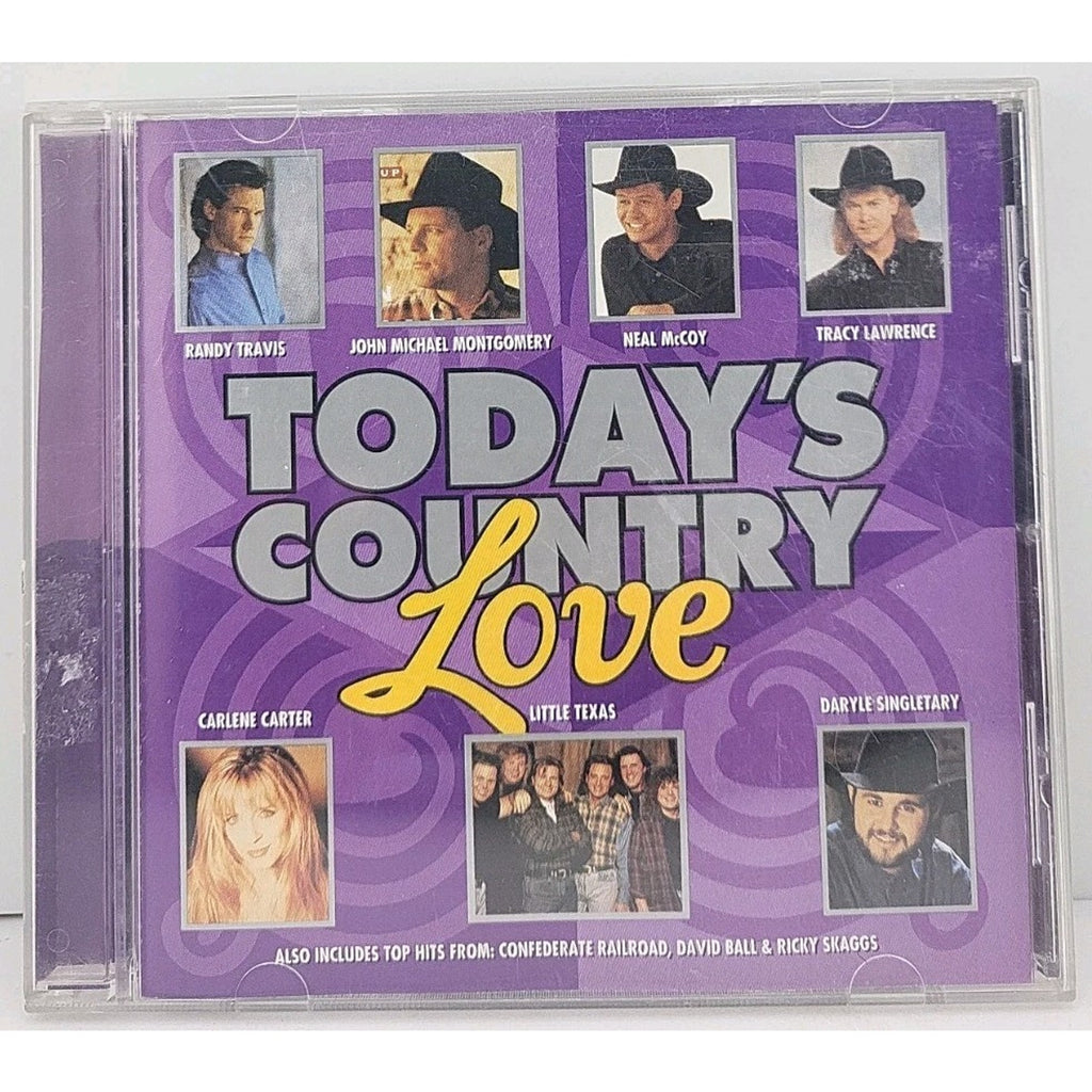 Today's Country Love by Various Artists (CD, Aug-1996, K-Tel Distribution)