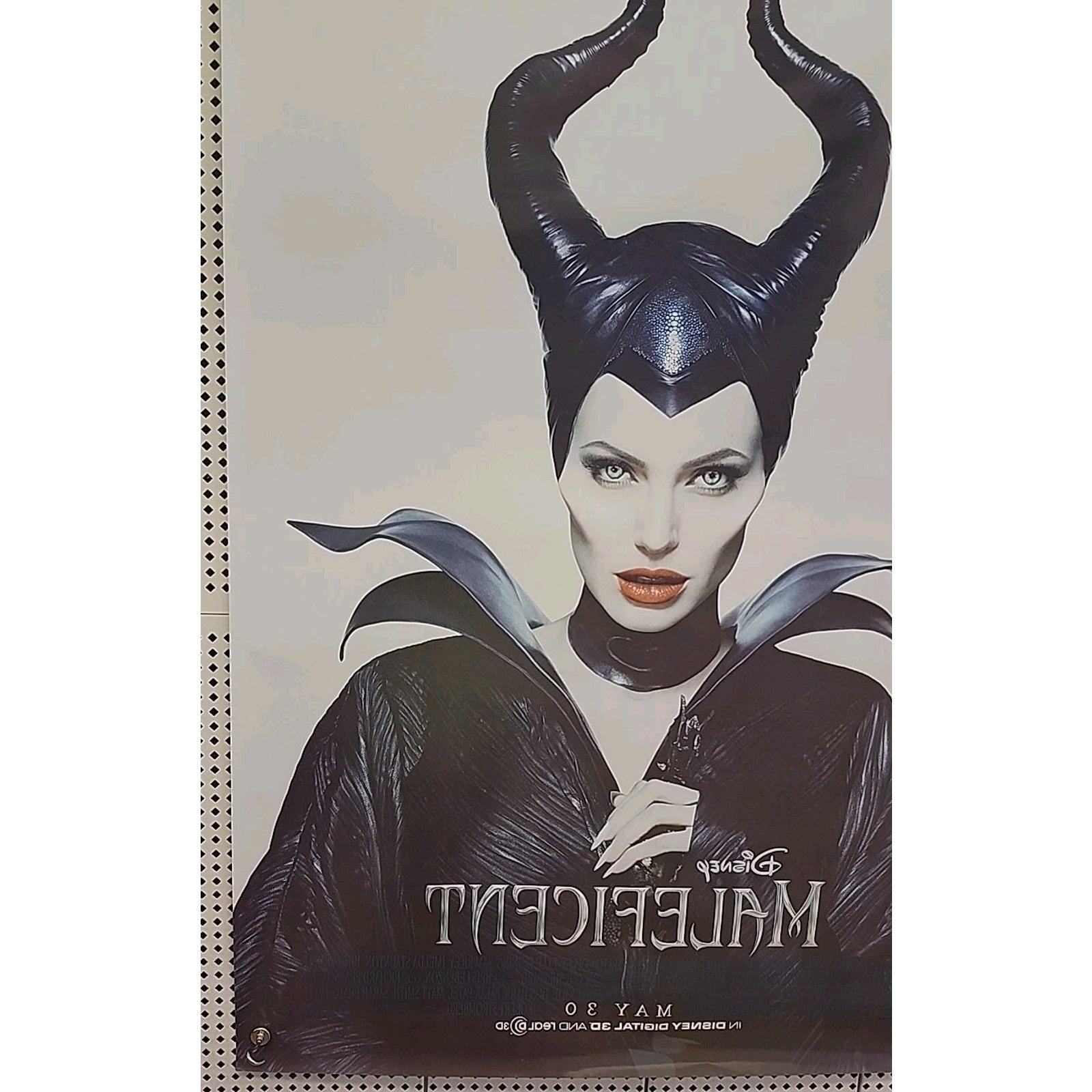 Disneys "Maleficent" Original Movie Poster 27x40in (2014) Double Sided Jolie