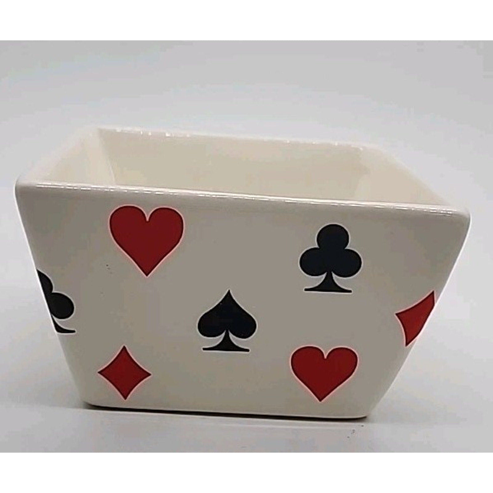 4 Piece Card Bowl Set WMG 06 Serving Bowls Las Vegas Gambler Style