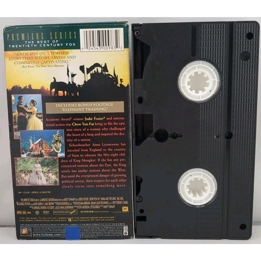 Anna and the King (VHS, 2000, Premiere Series)