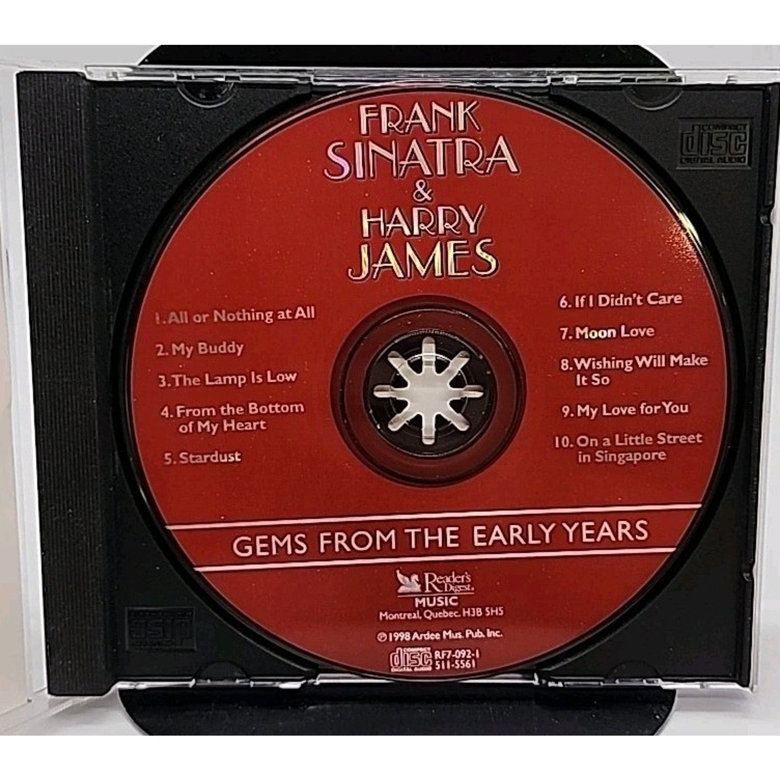 Frank Sinatra & Harry James Gems From the Early Years CD Reader’s Digest