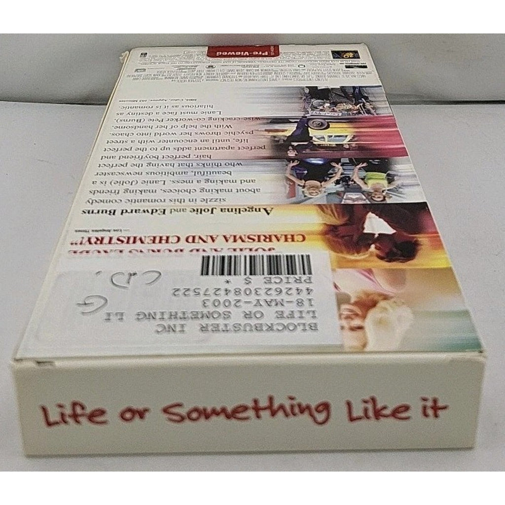 Life or Something Like It (VHS, 2002) Blue Case