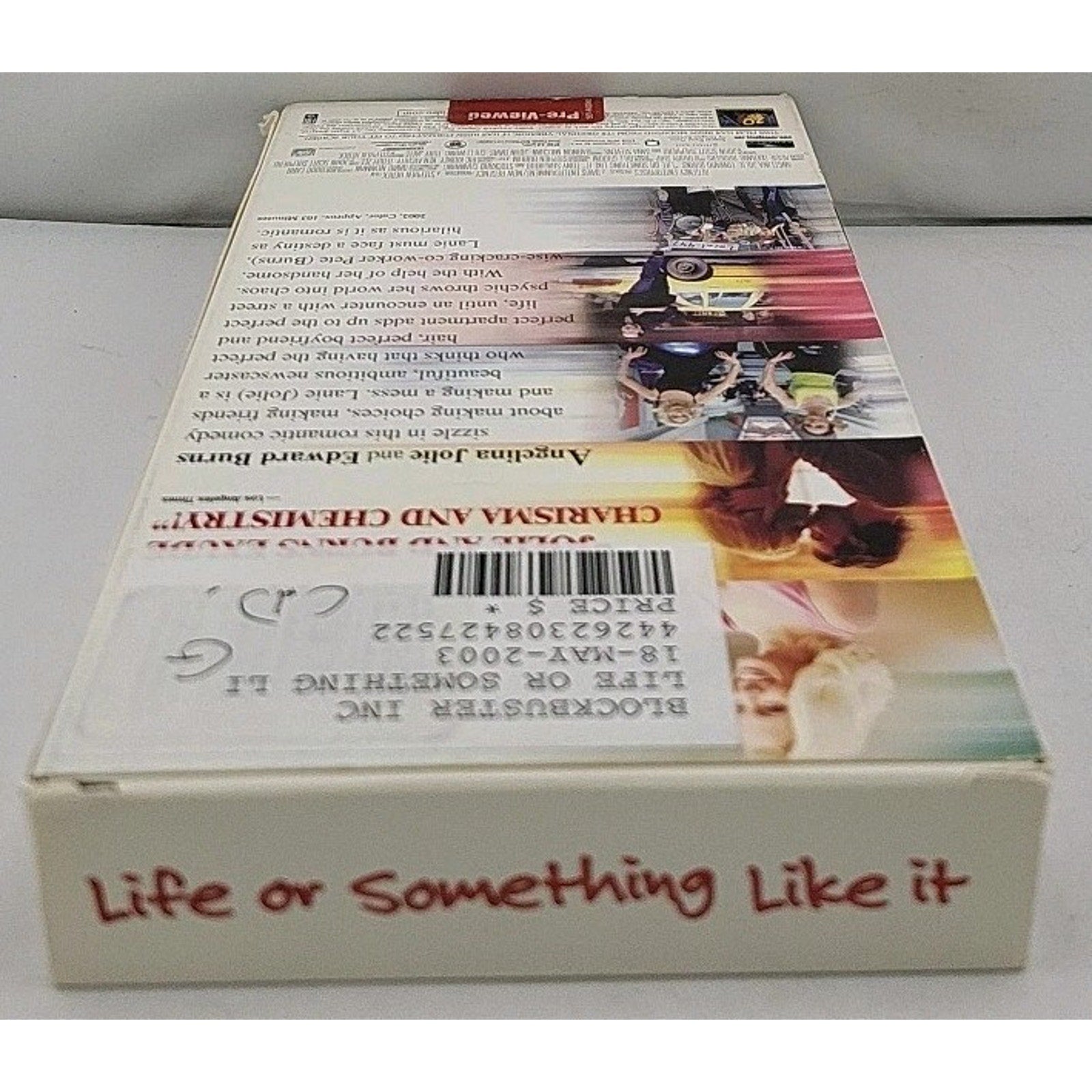 Life or Something Like It (VHS, 2002) Blue Case