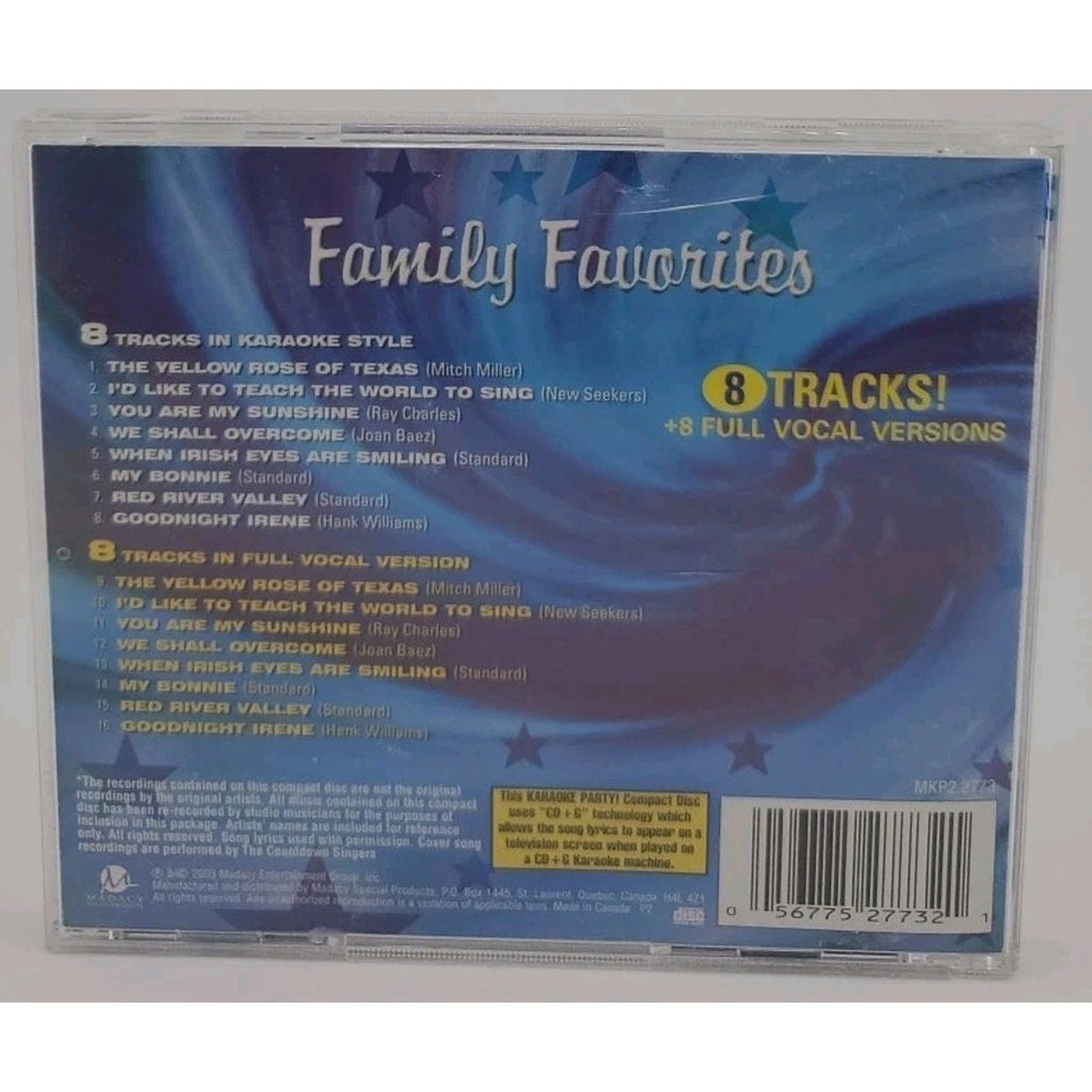 Karaoke Party - Family Favorites Vol. 1 Cd