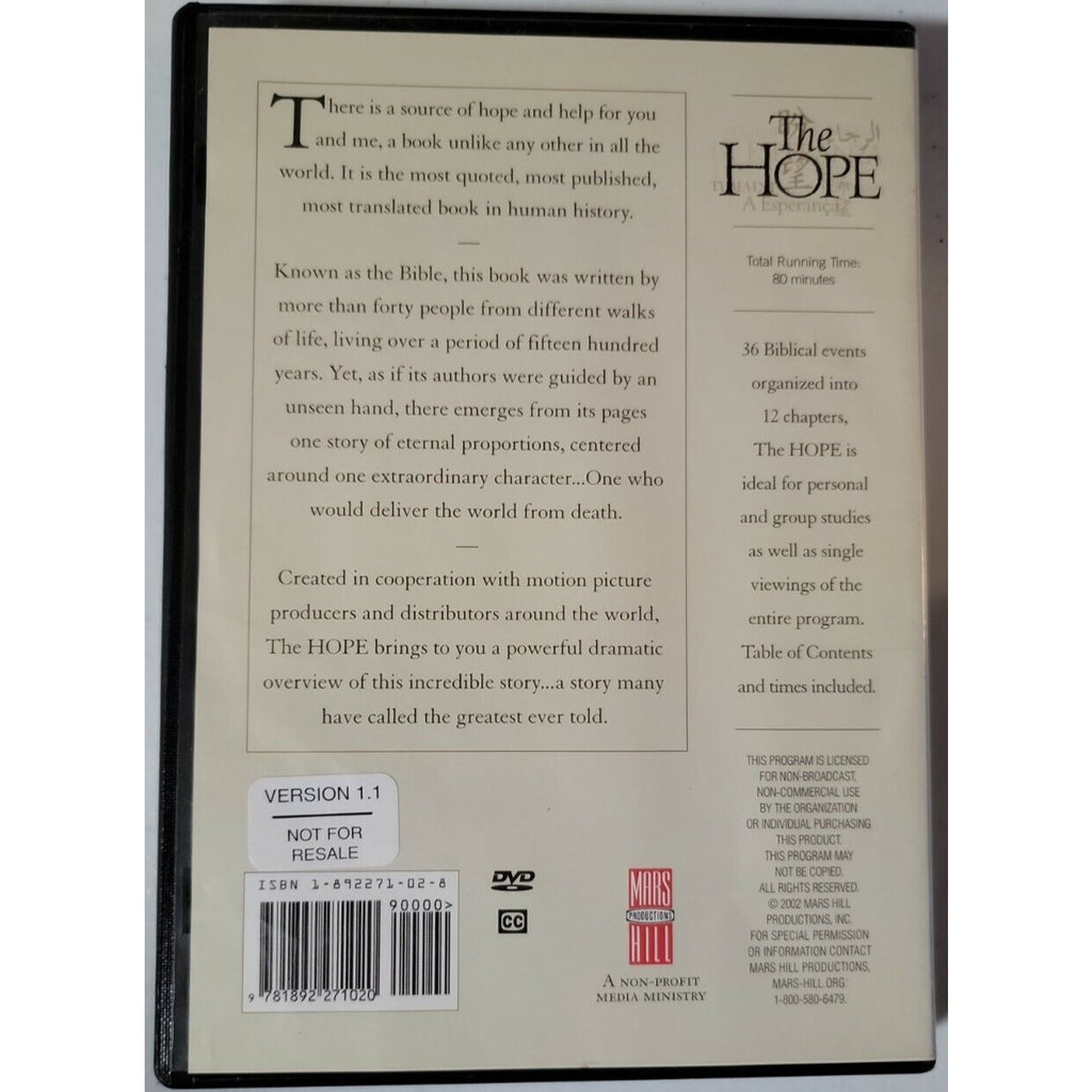 The Hope (DVD, 2002)