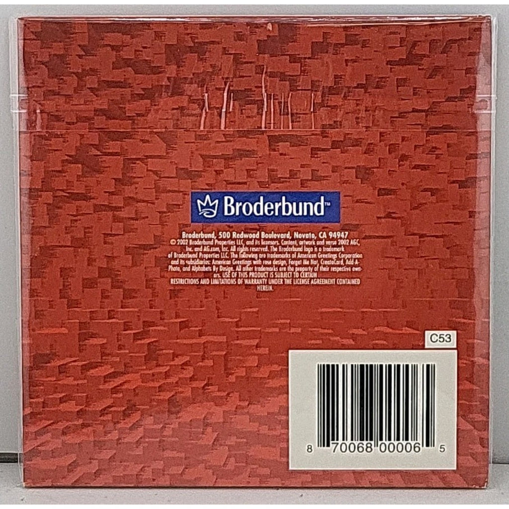 American Greetings CreataCard by Broderbund (CD-ROM, 2002) Windows *Brand New*