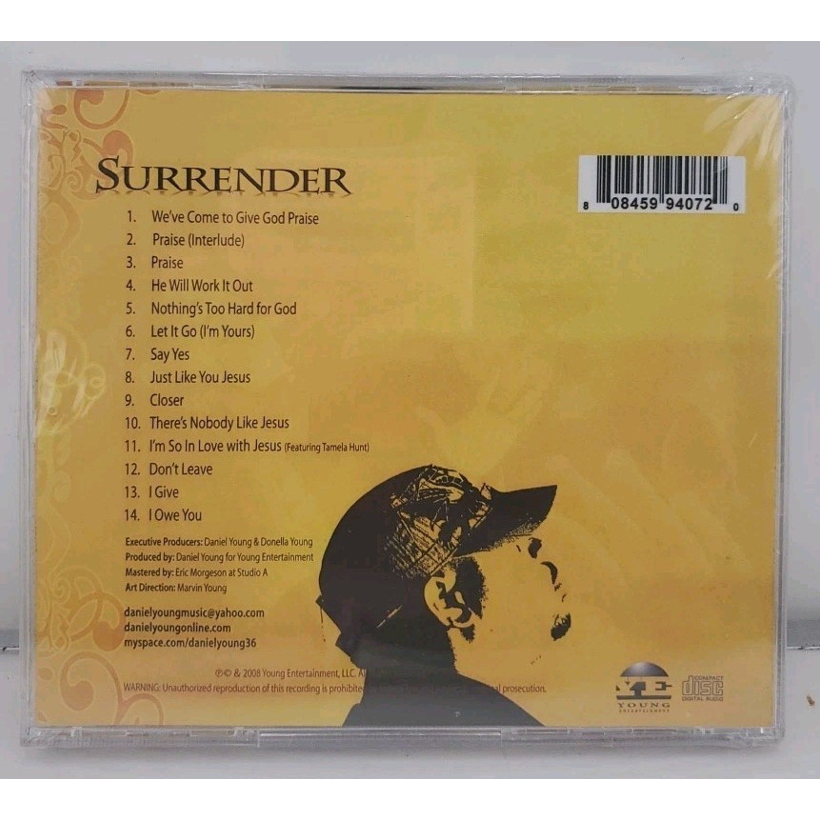 Surrender by Daniel Young Music Ministry (CD, 2008) *Brand New*