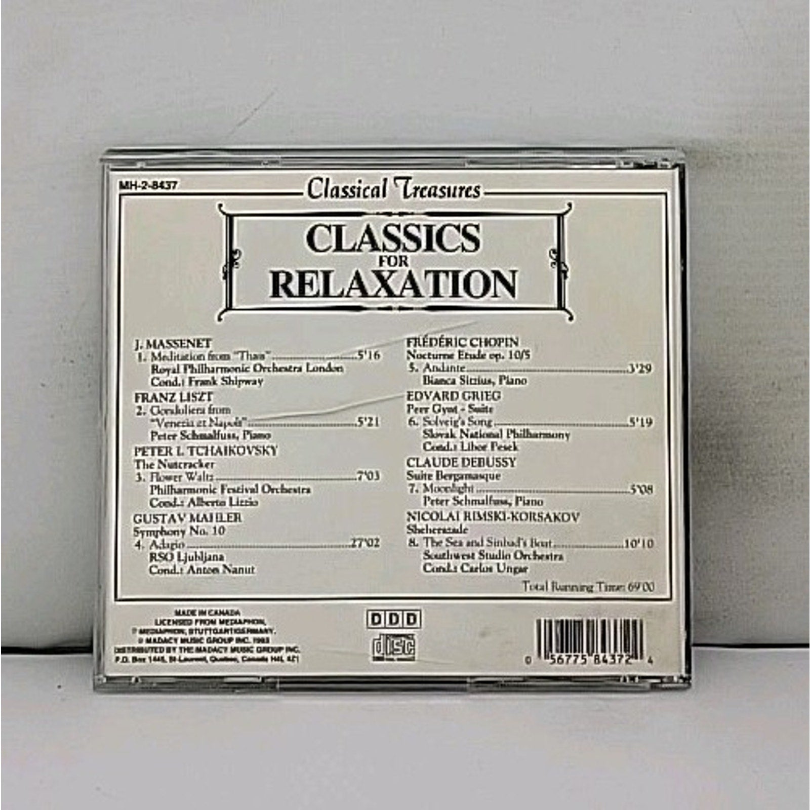 Classical Treasures Classics for Relaxation CD