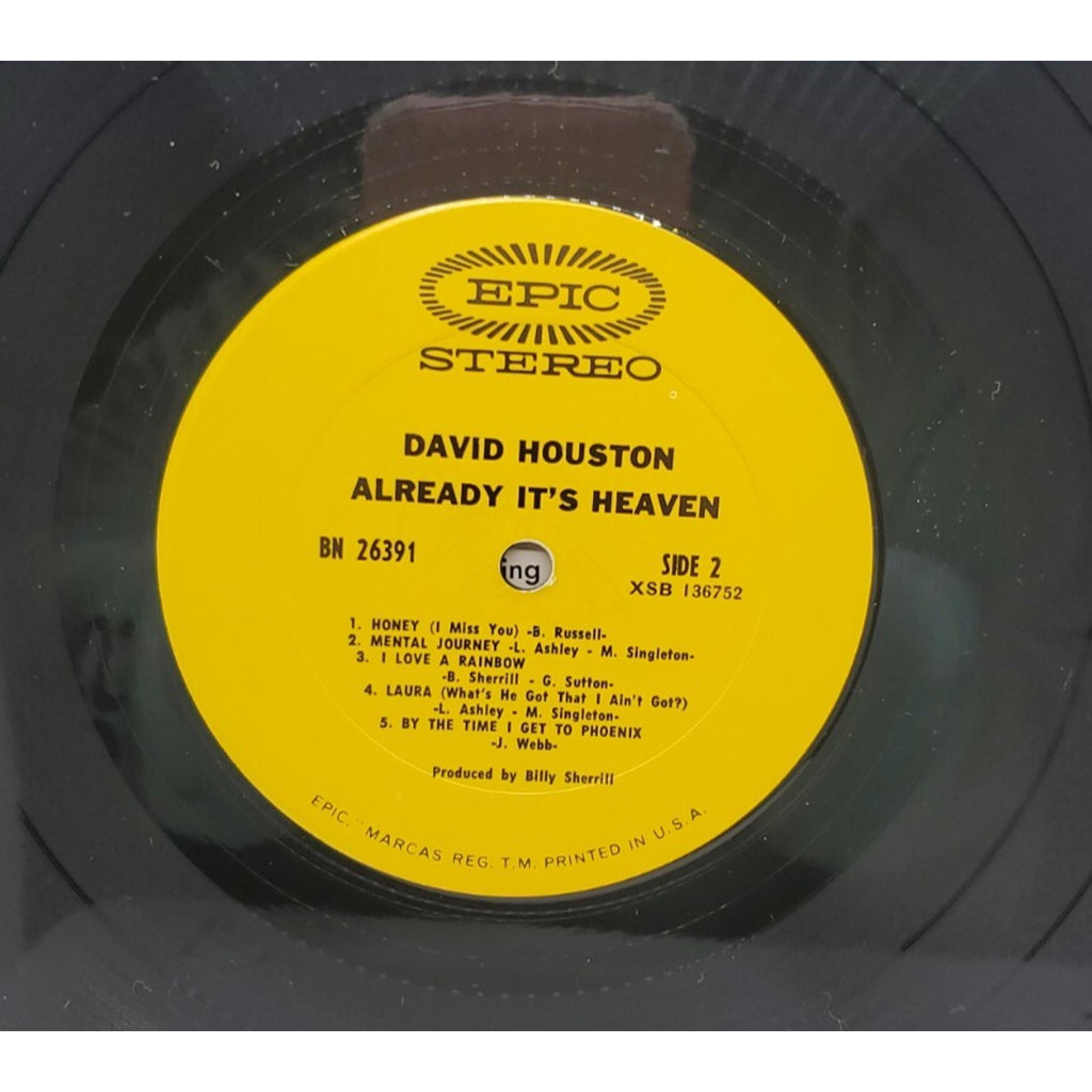 David Houston Already "It's Heaven" (Record)