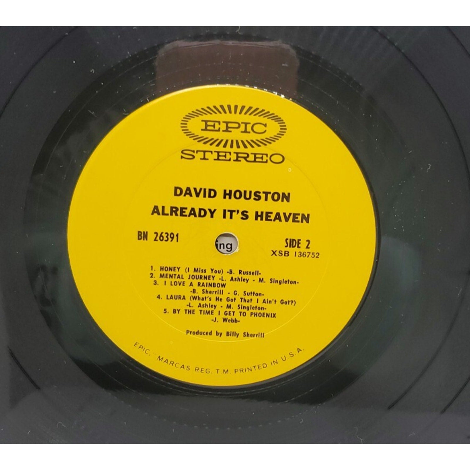 David Houston Already "It's Heaven" (Record)