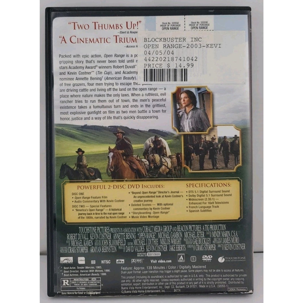 Open Range (DVD, 2003)