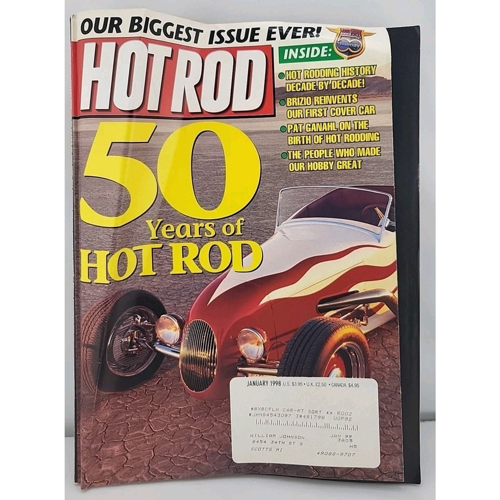 Hot Rod Magazine January 1998