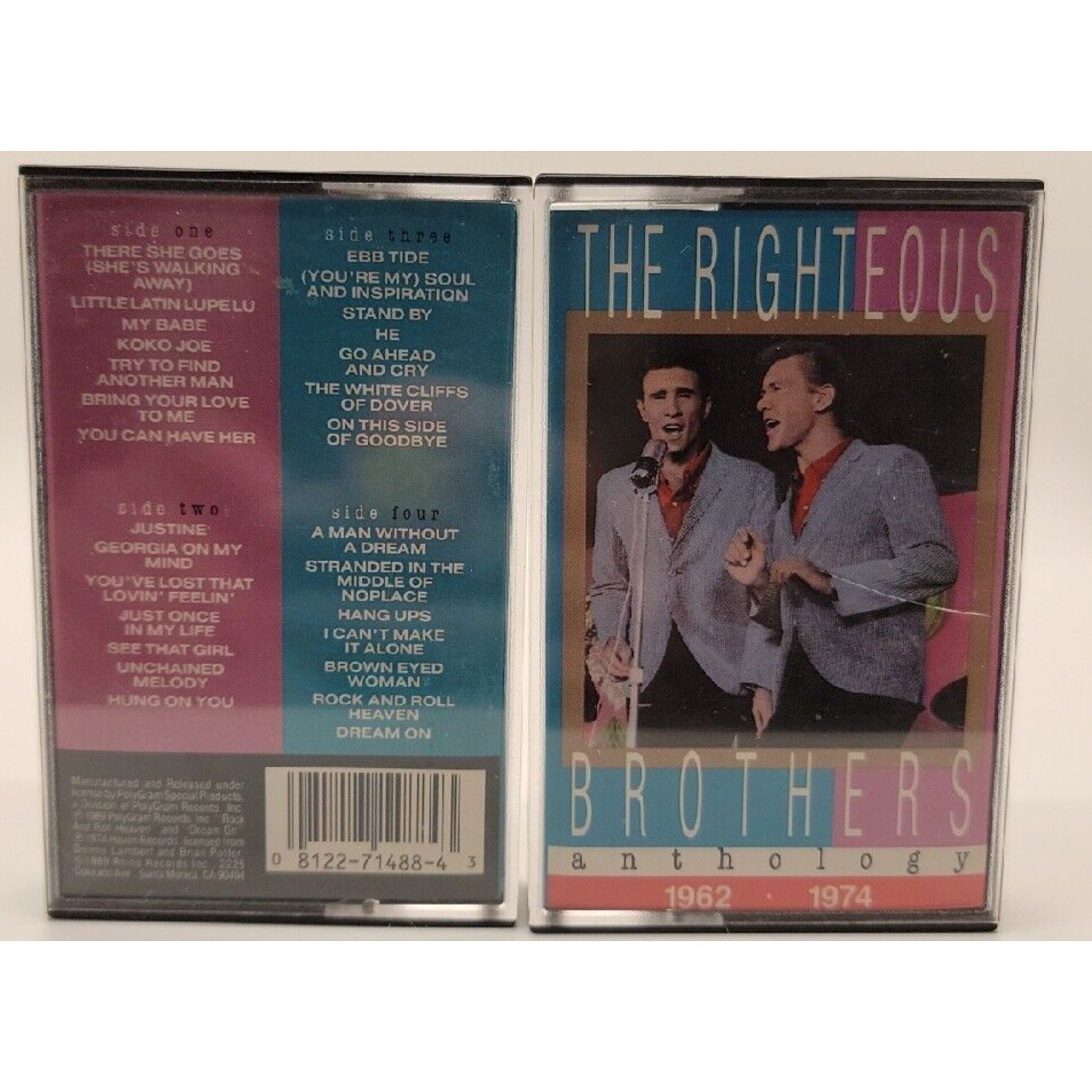 Lot of 2 The Righteous Brothers ‎Anthology Cassette Tapes