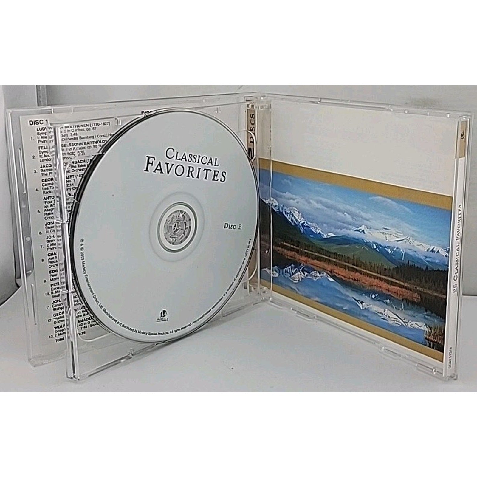 Golden Classics: 25 Classical Favorites - Music CD - 25 Classical Favorites 2 Cd