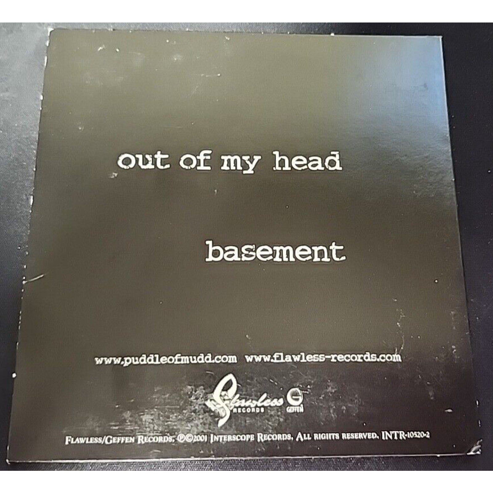 Puddle Of Mudd 2 Track CD Out Of My Head And Basement