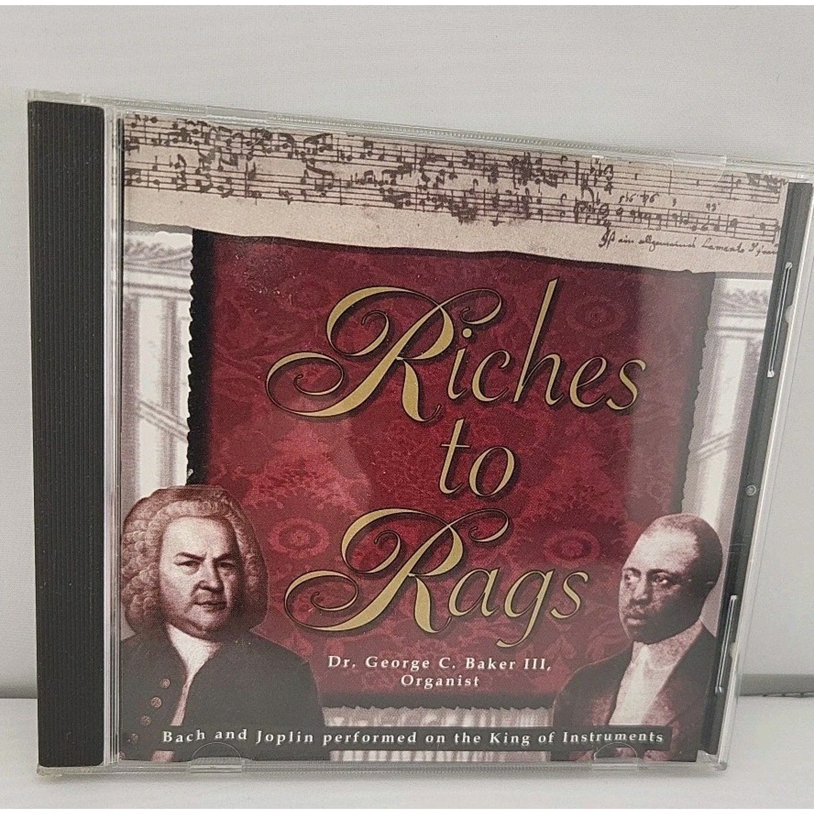 Riches To Rags Dr George C Baker III Organist Bach & Joplin CD