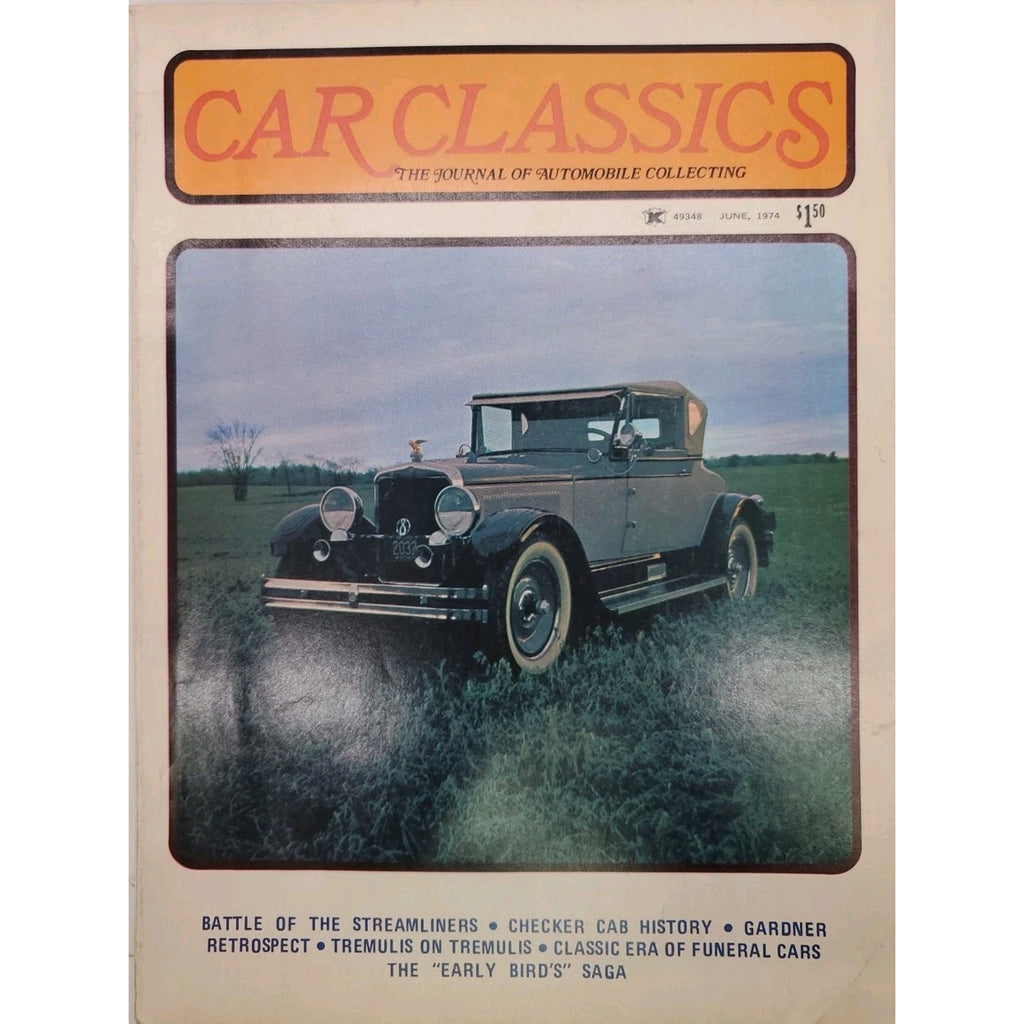 The Journal Of Automobile Collecting Magazine June 1974
