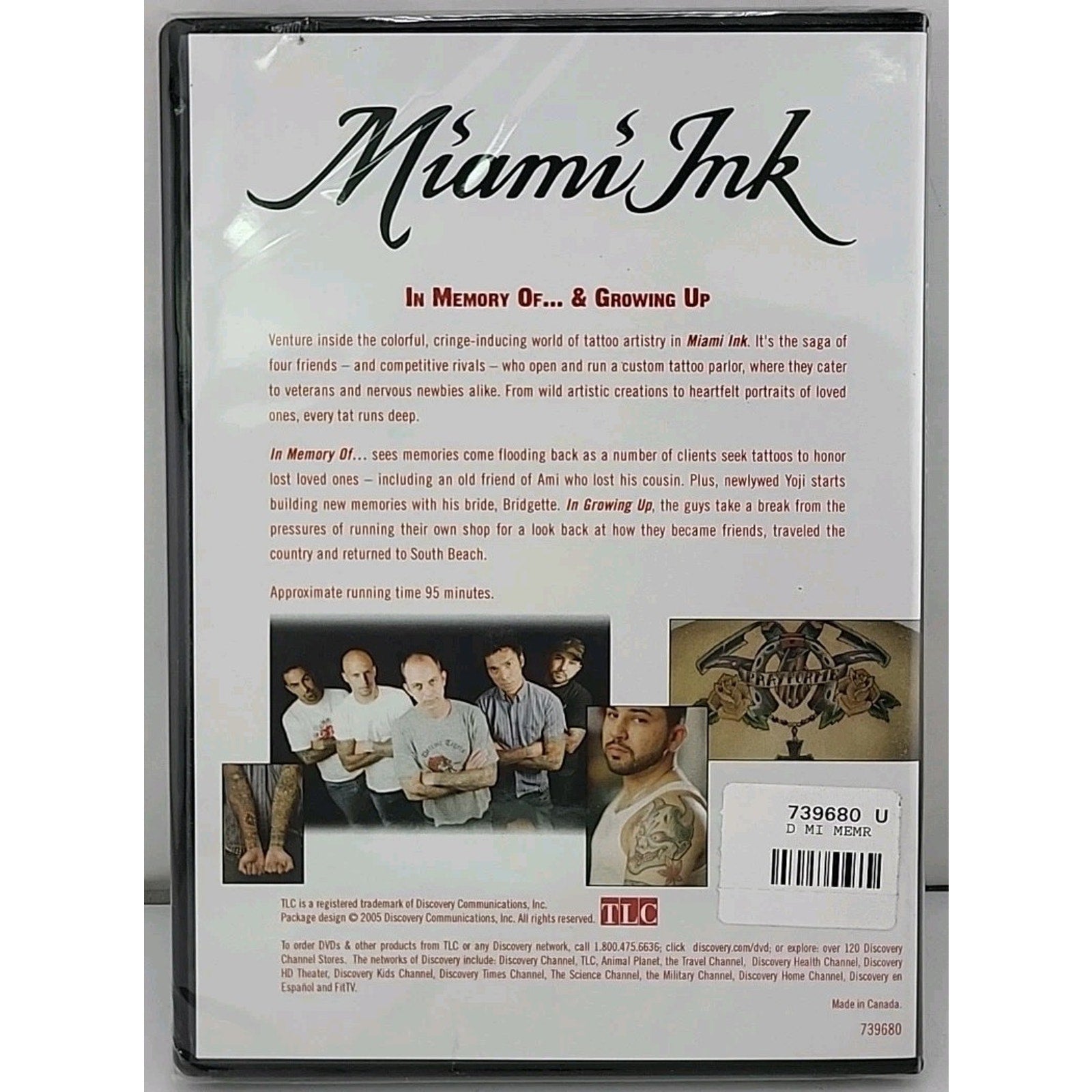 Miami Ink In Memory Of.... & Growing Up DVD *Brand New*