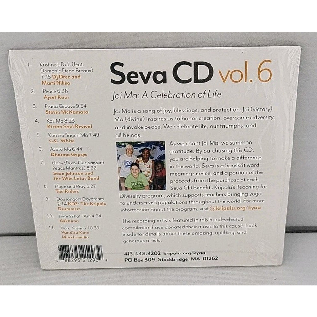 Seva CD Vol.6 Jai Ma: A Celebration Of Life *Brand New*