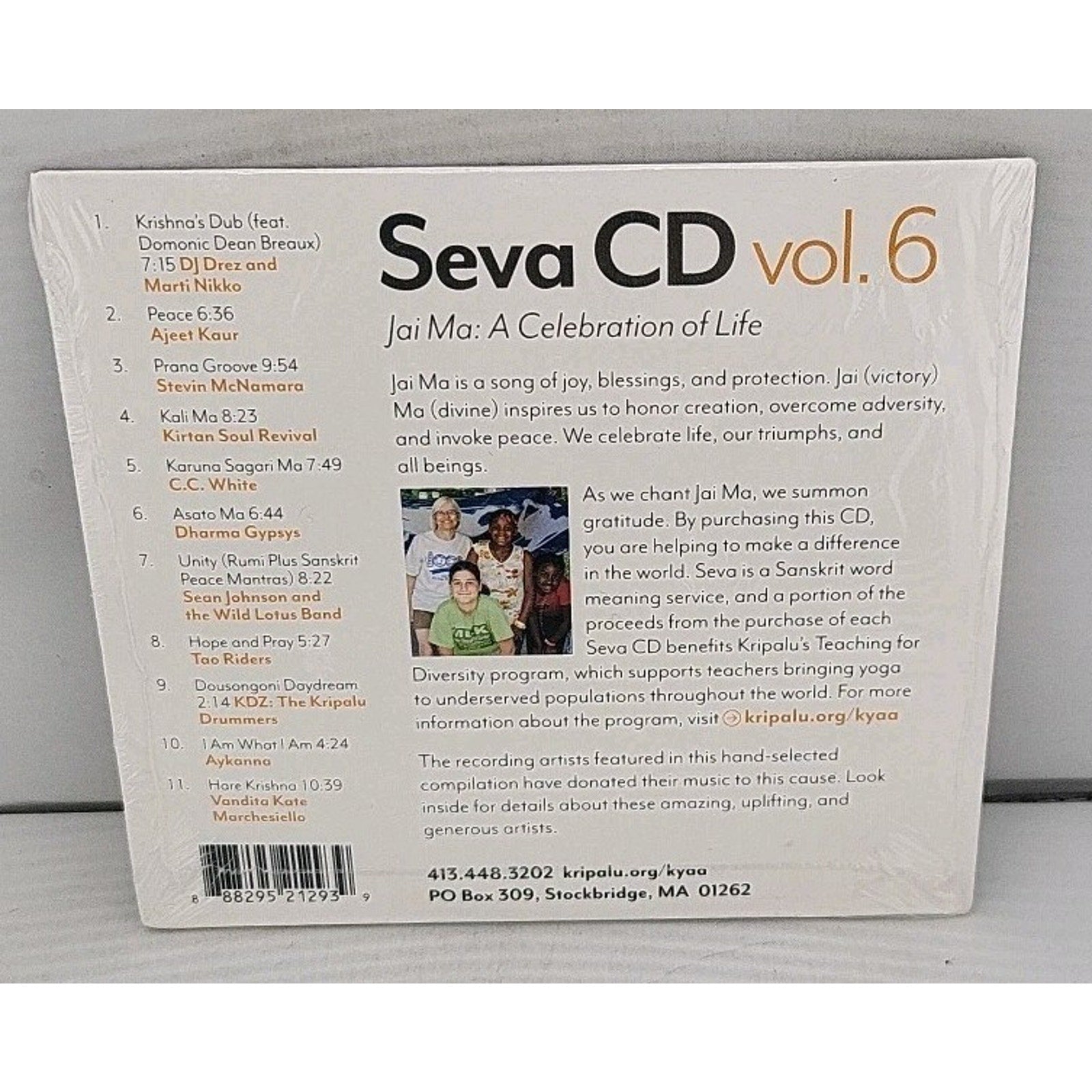Seva CD Vol.6 Jai Ma: A Celebration Of Life *Brand New*
