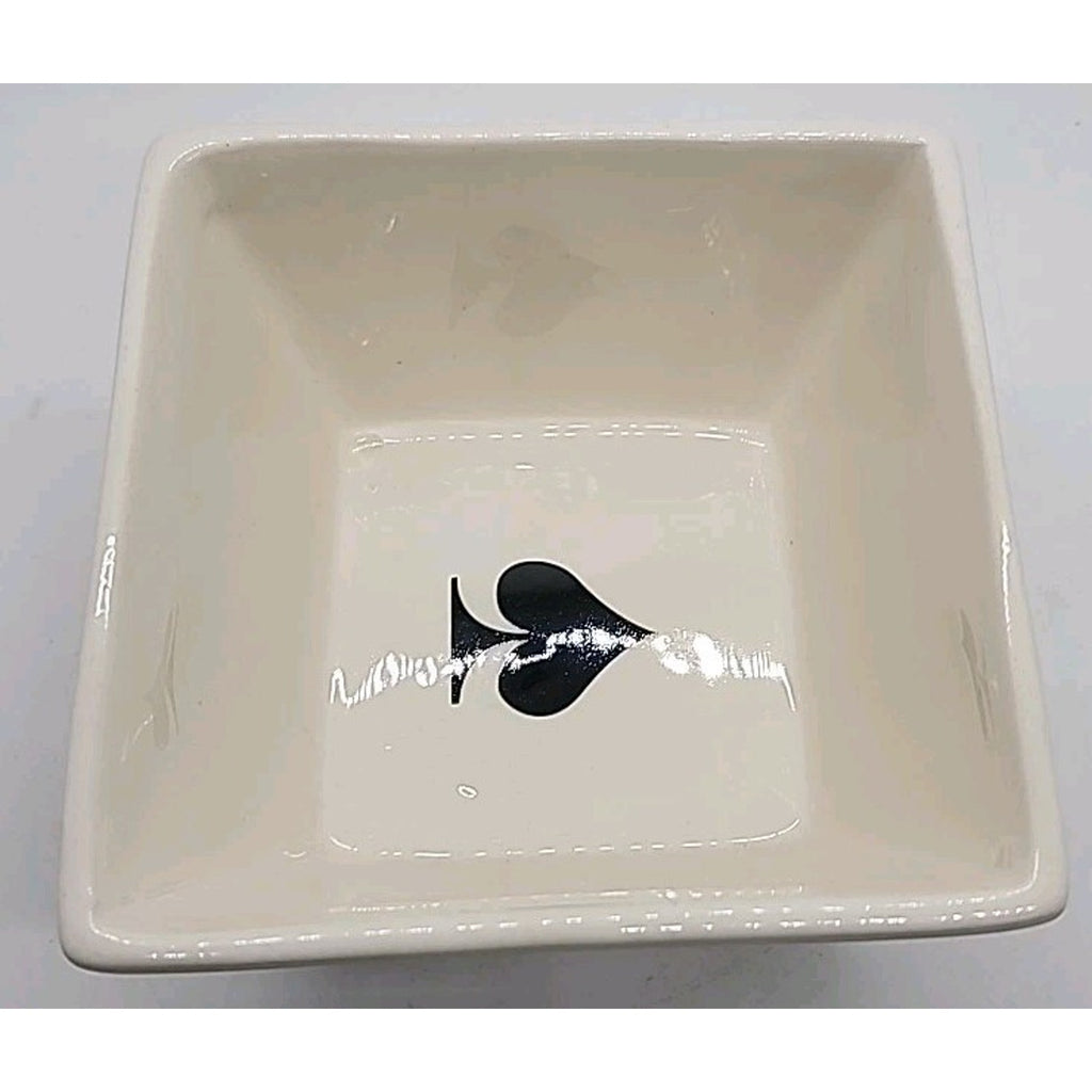 4 Piece Card Bowl Set WMG 06 Serving Bowls Las Vegas Gambler Style