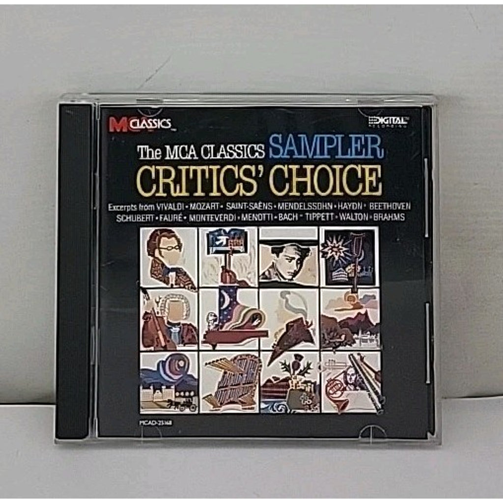 MCA Classics Sampler Critics' Choice CD Classical Various 1987 Symphony