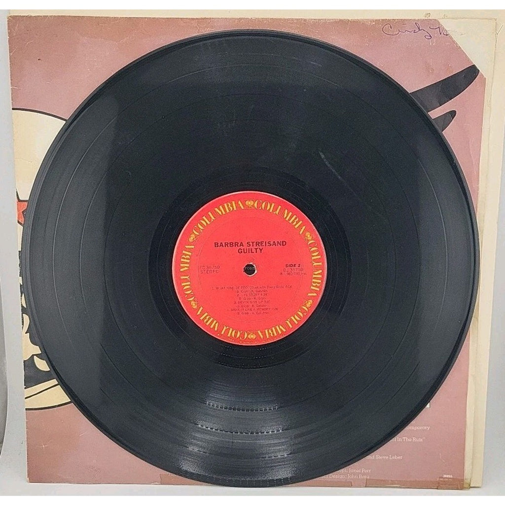 Barbara Streisand/Barry Gibb Vinyl Album - Guilty