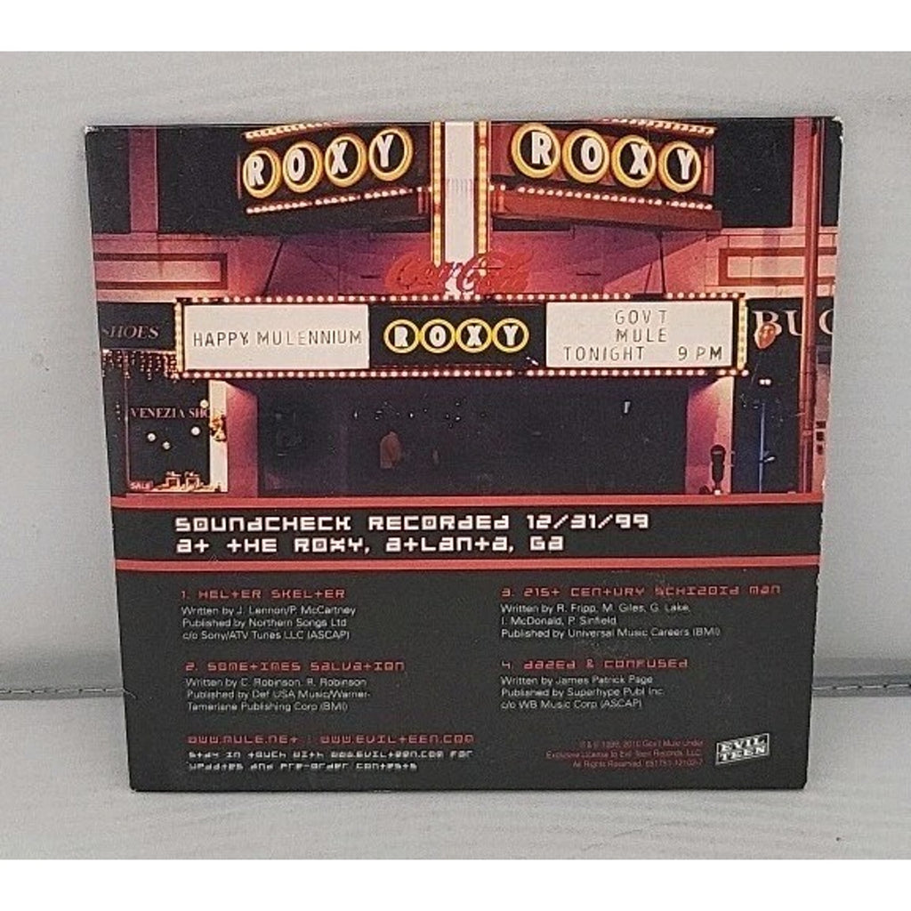 Gov't Mule - Happy Mulennium CD