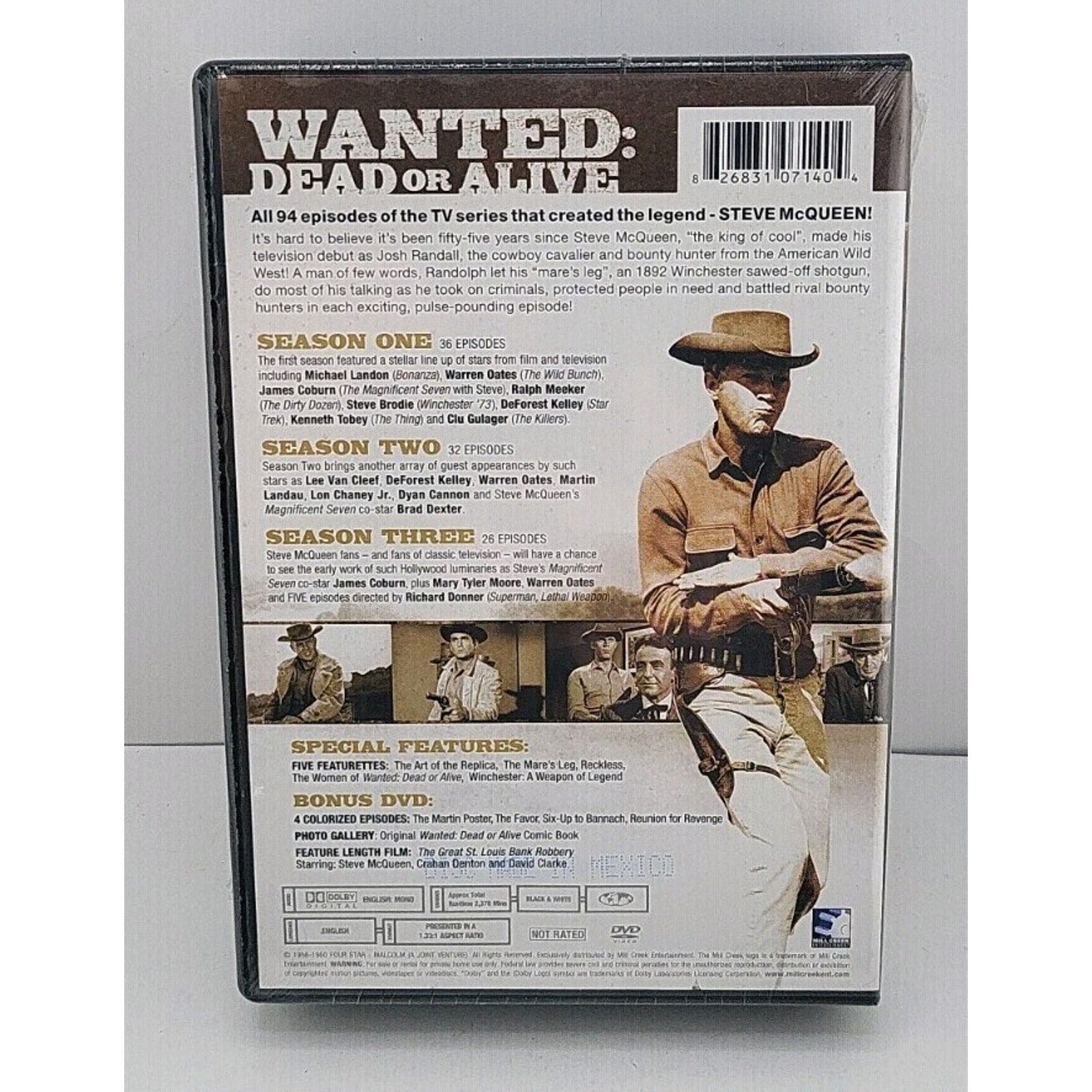 Wanted: Dead or Alive - Complete Series (DVD, 2013, 12-Disc Set) *Brand New*