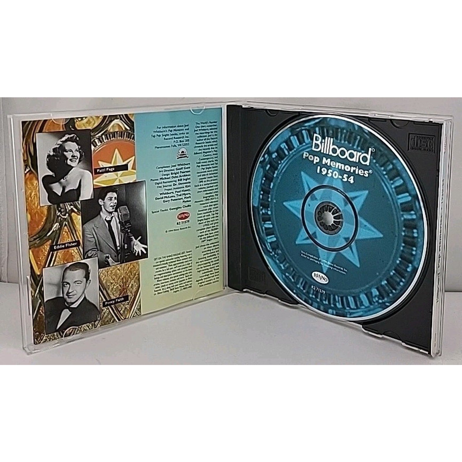 1950-54 Billboard Pop Memories by Various (CD, 1994)