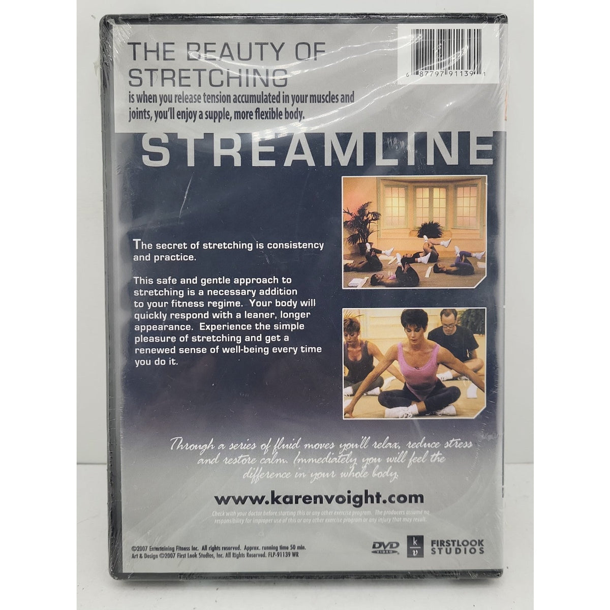 Karen Voight - Streamline: Pure and Simple Stretch (DVD, 2008) *Brand New*
