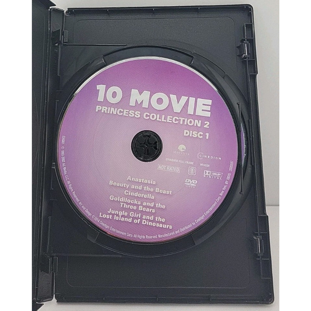 10 Movie Princess Collection 2 (DVD, 2002, 2-Disc Set)