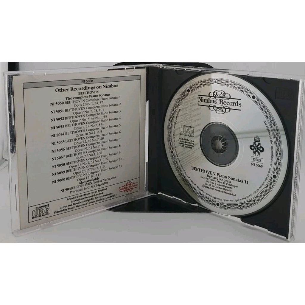 Beethoven, Bernard Roberts : Piano Sonatas 8, 27 & 32 (CD Nimbus)