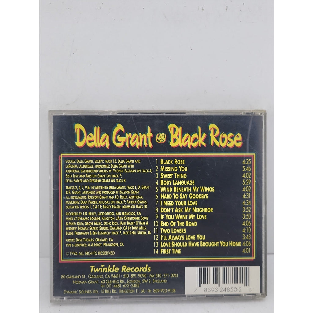 Della Grant Black Rose CD