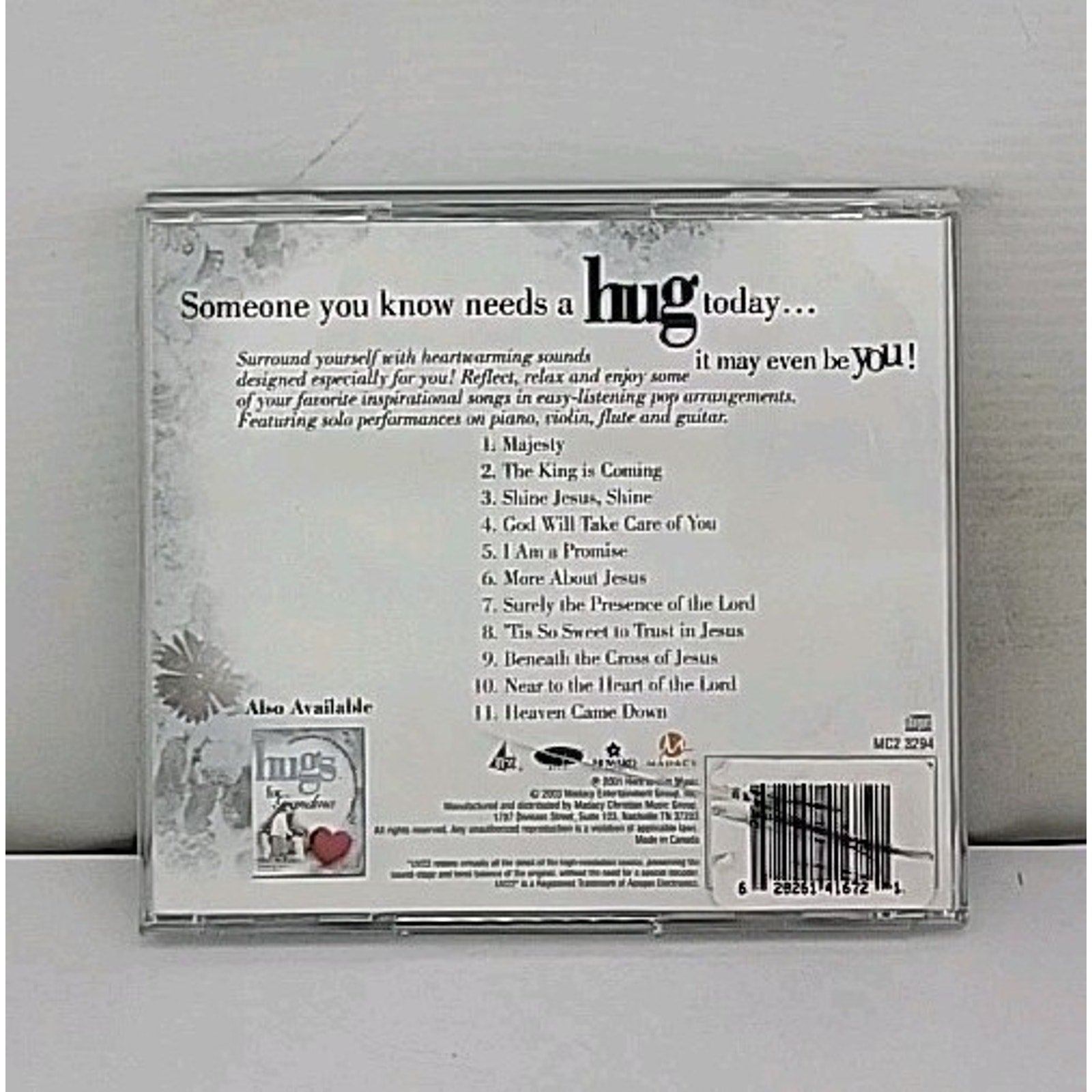 Hugs for Grandma Heartwarming Instrumental Music CD