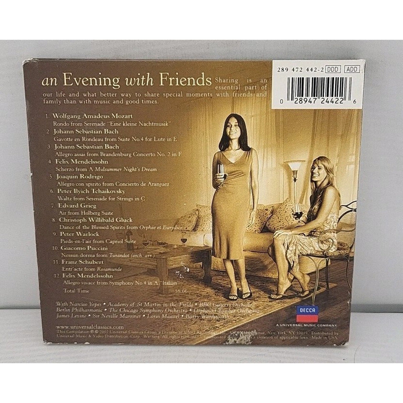 Evening with Friends by Various (CD, 2002)