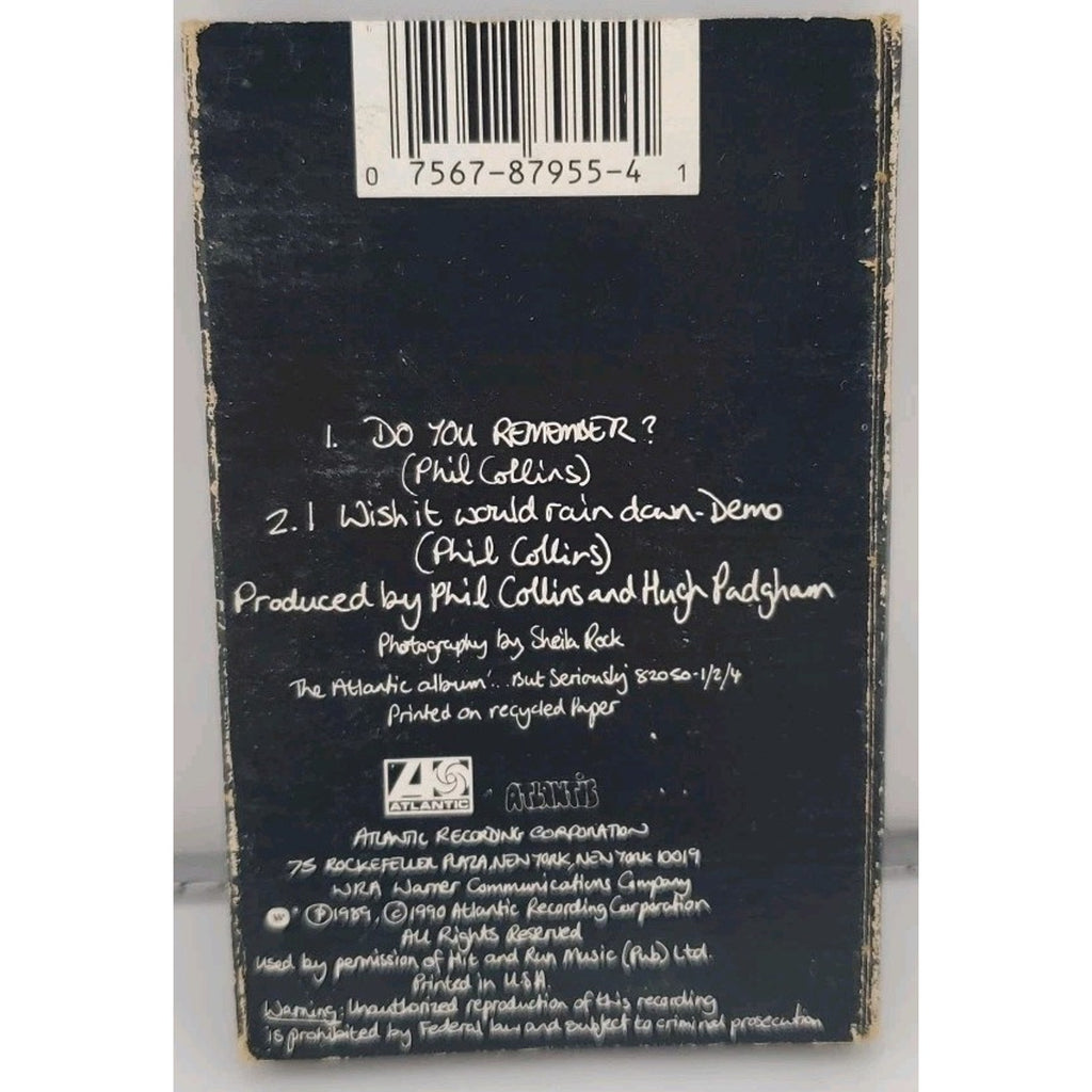 Phil Collins - Do You Remember? / I Wish It Would Rain Demo Cassette Single 1990