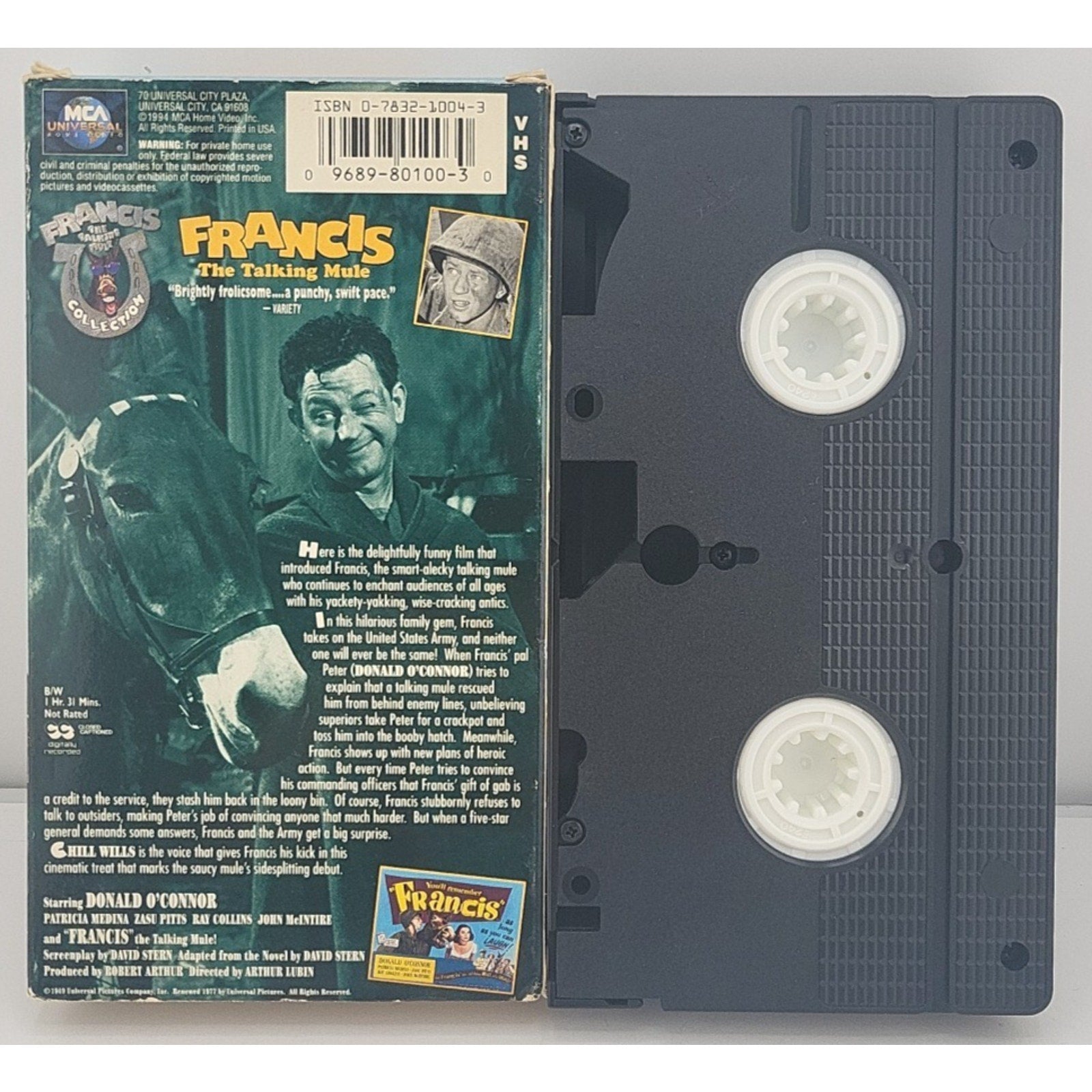 Francis the Talking Mule (VHS, 1994)