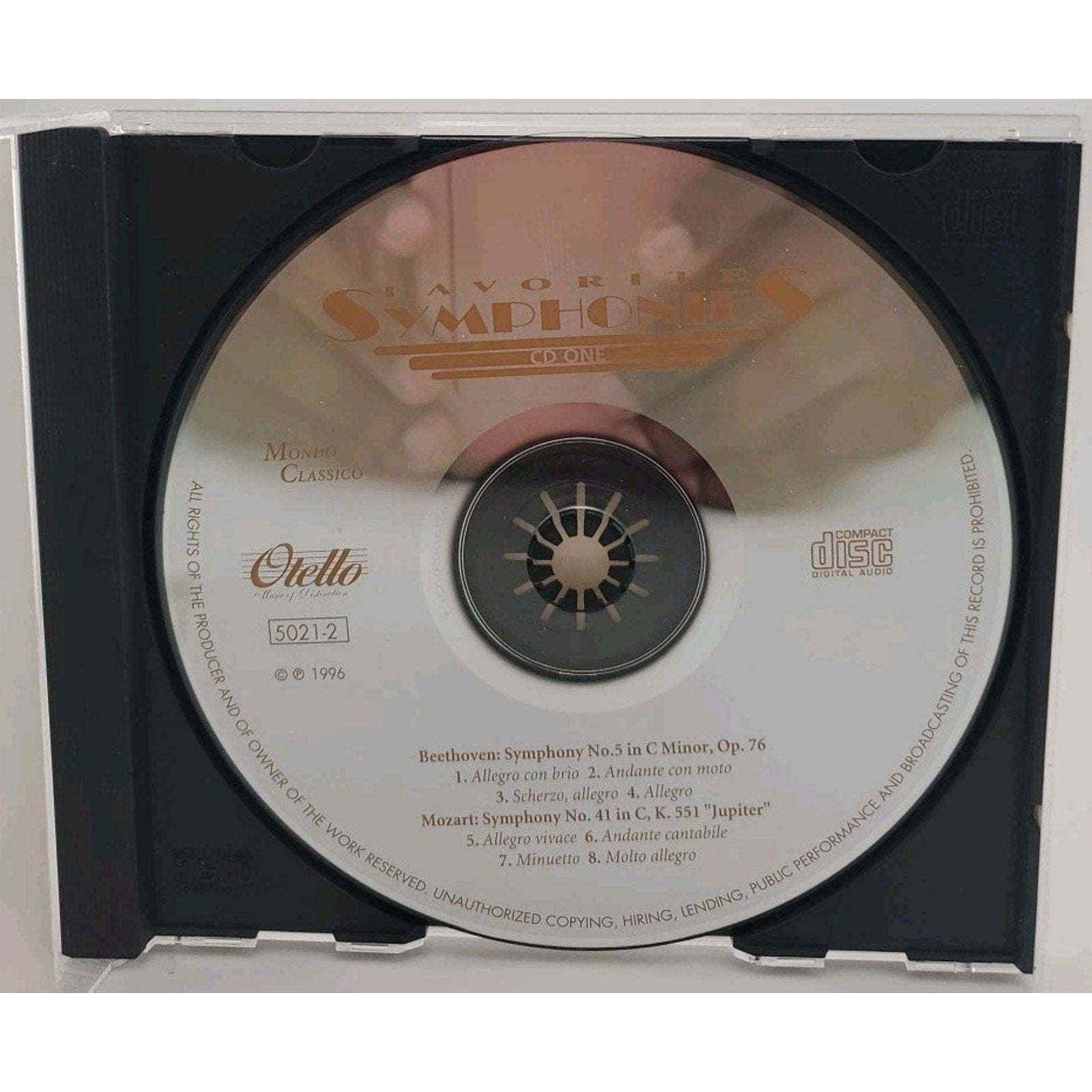 Favorite Symphonies Volume One (CD)