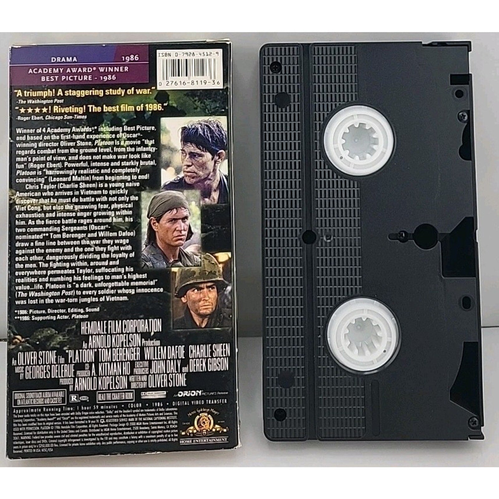 Platoon (VHS, 1986)