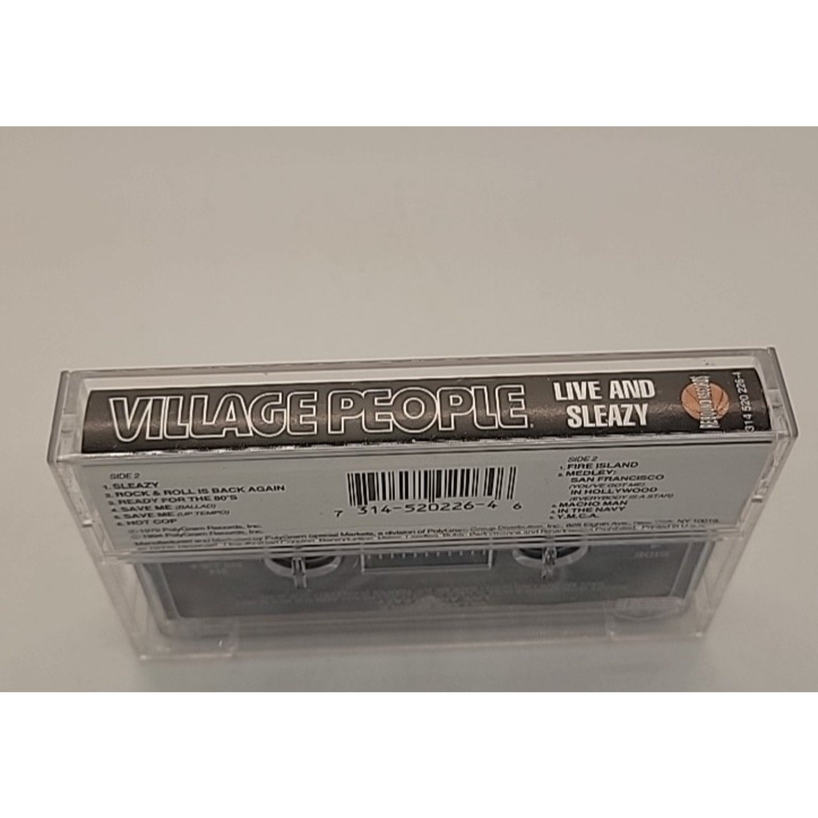 Live and Sleazy [Rebound] by The Village People (Cassette, May-1994, Rebound)