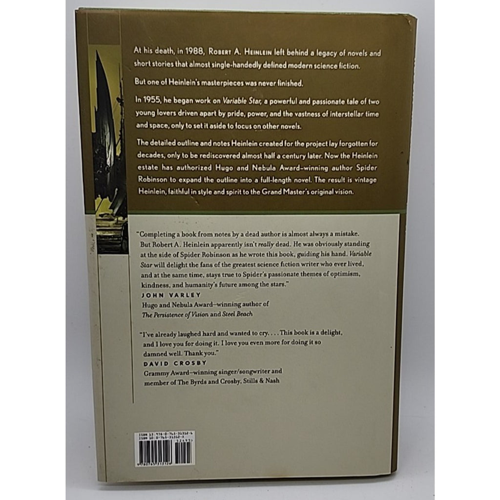 Variable Star by Spider Robinson and Robert A. Heinlein (2006, Hardcover)
