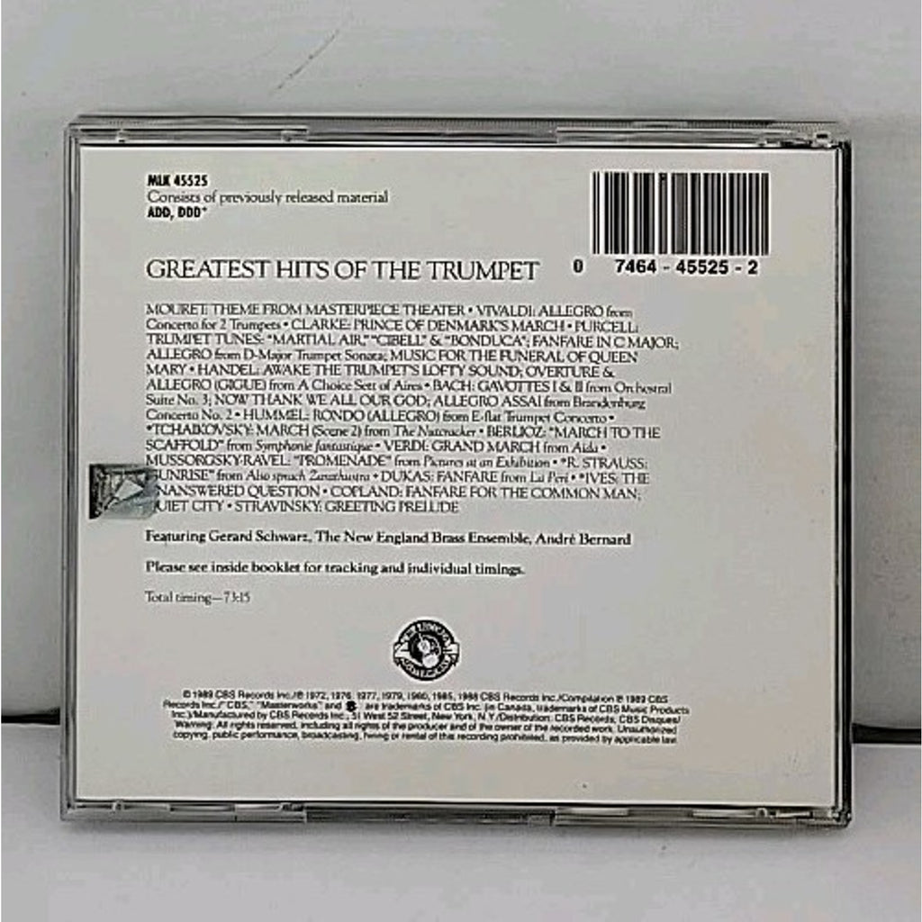 Trumpet: Greatest Hits [Columbia] by Various Artists (CD, CBS Records)